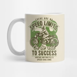 Speed Limits distressed vintage rider motorcycle Mug